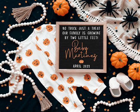 Halloween pregnancy announcement – Artofit