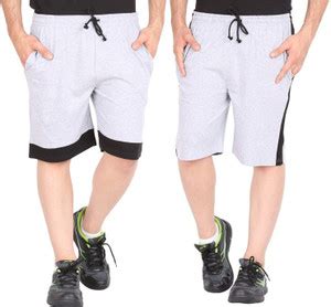 Trendolo Color Block Men Grey, Grey Basic Shorts - Buy Trendolo Color ...