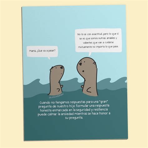 Printable PDF Download: SPANISH LANGUAGE - Worried Otter (How to Answe ...