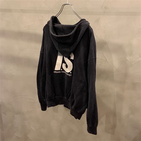 I.S. chisato tsumori design / back logo hoodie / 80's | ROOM