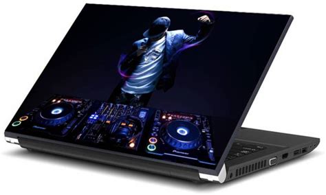 Print Shapes DJ music Vinyl Laptop Decal 15.6 Price in India - Buy ...