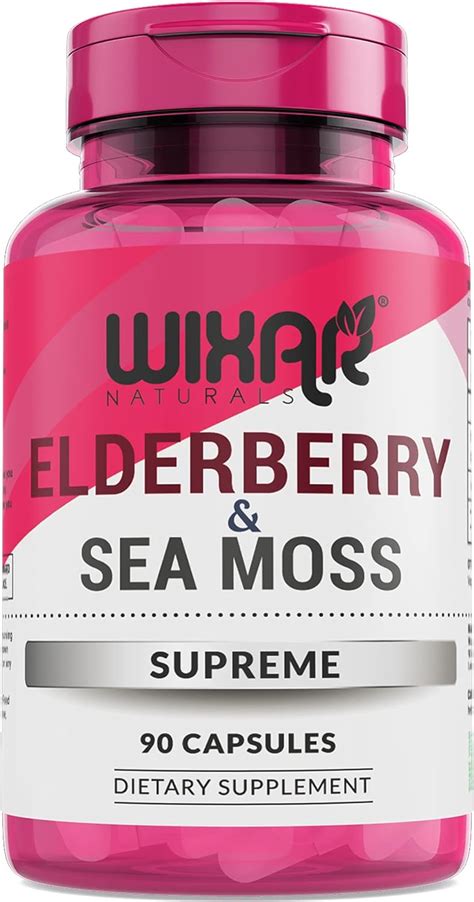 Wixar Naturals Elderberry and Sea Moss Supreme India | Ubuy