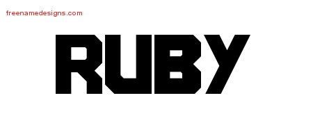 Image result for Ruby Name