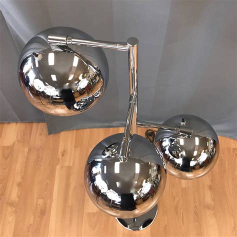 Koch and Lowy OMI Three-Light Chrome Orb Floor Lamp at 1stDibs | omi ...