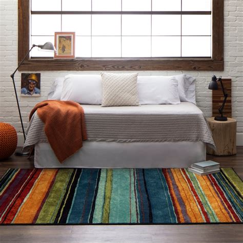 Mohawk Home New Wave 7 X 11 (ft) Indoor Stripe Mid-century Modern Area ...