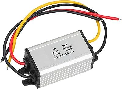YELUFT DC 12V to DC 5V Buck Converter, DC 6.3-22V to DC 5V India | Ubuy