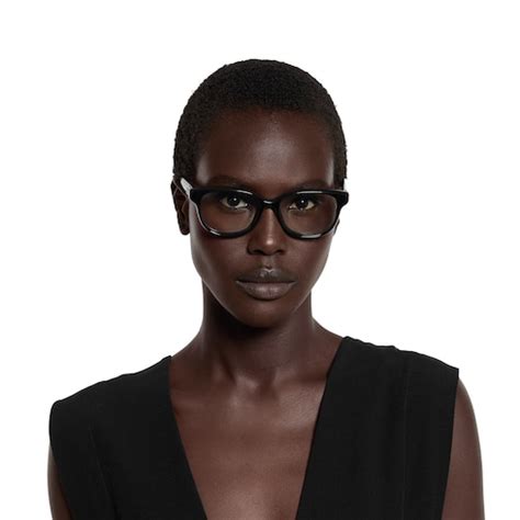 Rectangular optical frame in black | GUCCI® FR