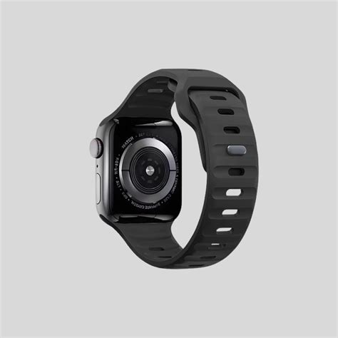 Apple Watch Breathable Sport Strap Black – WrapCart Skins