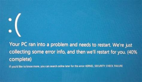 Image result for Kernel Security Check Fail