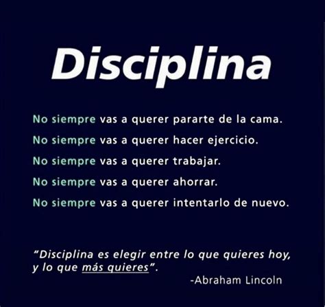 Discipline In Spanish