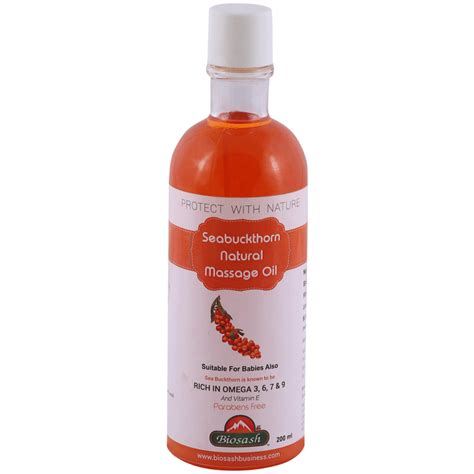 Seabuckthorn Natural Massage Oil | Biosash
