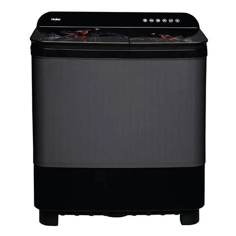 Buy Haier 11 Kg Semi Automatic Top Load Washing Machine (Black) • Anti ...