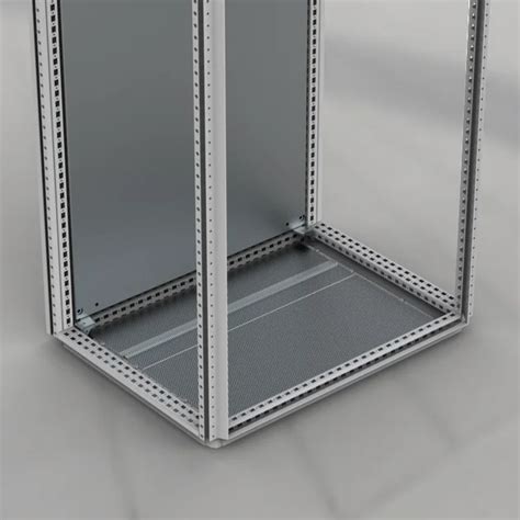 Vent. bottom plate, 800x400, Zinc plated, use PV plinth | nVent HOFFMAN
