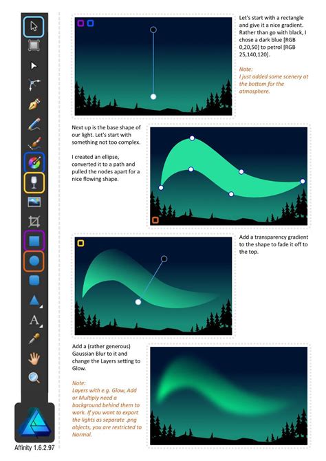 Affinity designer drawing tutorial | Digital art galaxy tutorial ...