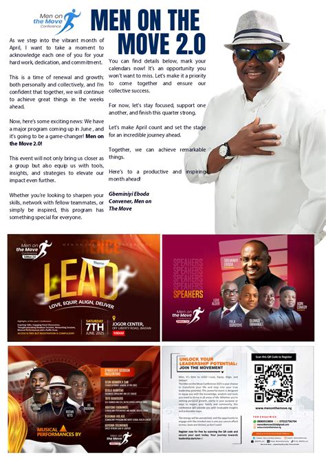 Bulletin – Men on the move