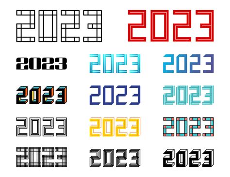 2023兔年春节数字体设计,数字字体,字体设计,设计模板,汇图网www.huitu.com