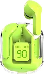 UnV Transparent Wireless Earbuds Led Display Bluetooth Headphones for ...