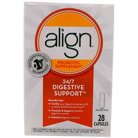 Procter & Gamble Align Digestive Care Probiotic Supplement, 28 caps ...