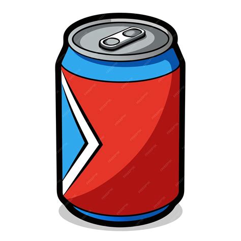 Soda can clip art and Vector Design With a White Background | Premium ...