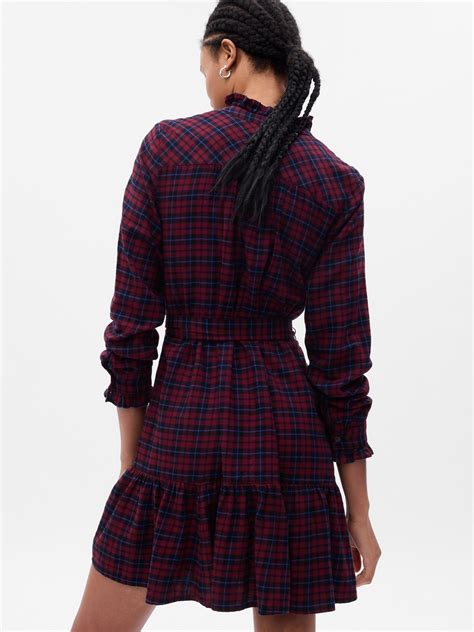 Plaid Tiered Mini Dress | Gap