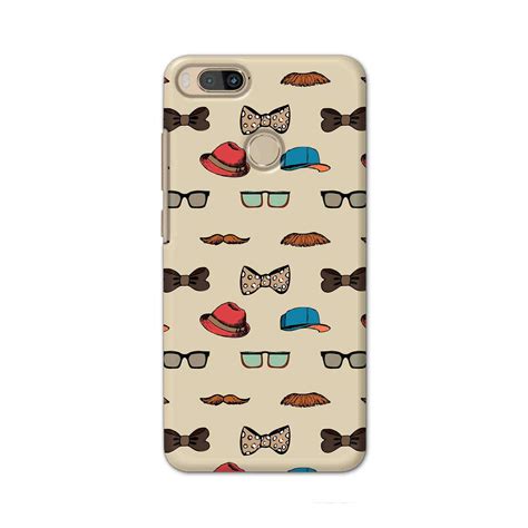 MADANYU RedMi A1 Cover - Tie Glasses Mustache Designer Printed Slim ...