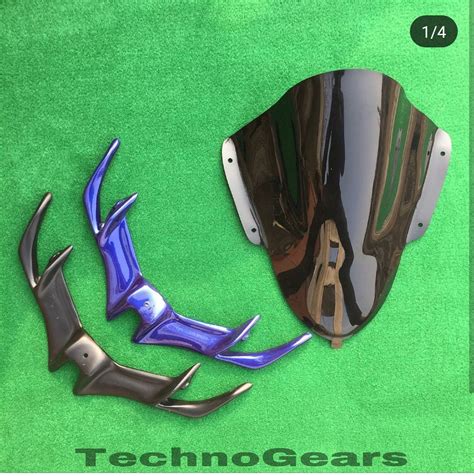 R15 V3 Winglet & Bubble Visor Combo – TECHNO KHAN STORE