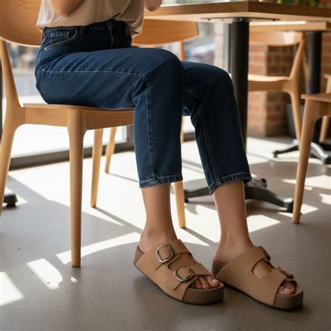 Strapped Beige Slider – The CAI Store