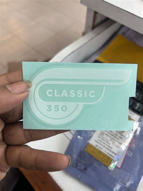 Royal Enfield 590327/A LH Toolbox Sticker – Classic 350 OEM – UNDER THE ...
