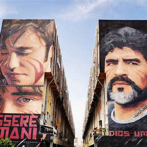 MURALE DI JORIT AGOCH - DIEGO ARMANDO MARADONA E NICCOLO (2024) All You ...
