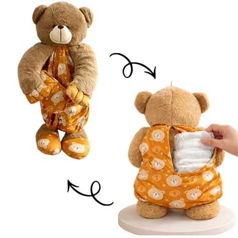 Cubby – The Teddy Bear Diaper Storage Plush – Whumies