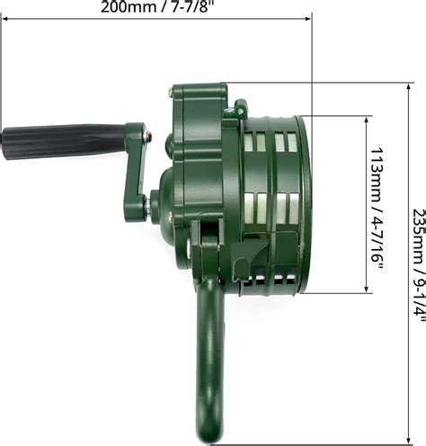 QWORK Hand Crank Siren Horn, Hand Loud Crank, India | Ubuy