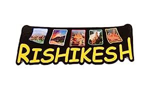 Buy Skywalk India Souvenir Wooden MDF Rishikesh Fridge Magnet ...
