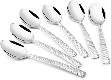 FnS Solo Food Grade Stainless Steel Mirror Finish Dinner Spoon (6 ...