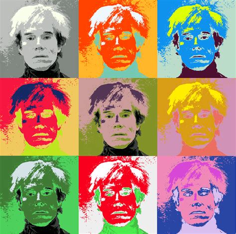 Portrait Type Andy Warhol