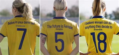 Ahead Of Womens Day, Swedish Football Team Replaces Shirt Names With ...