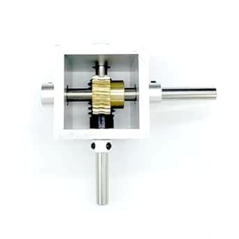 Angle Steering 1pcs 1:20 Right Angle Worm Gear Reducer Small Gearbox 90 ...