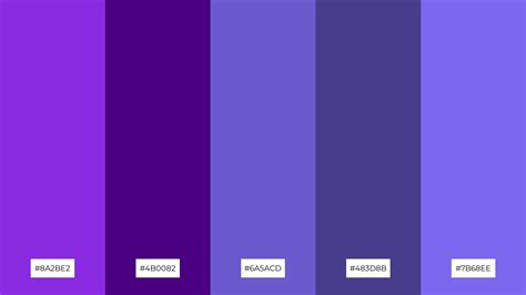 The Best 15 Blue Violet Color Palette Combinations