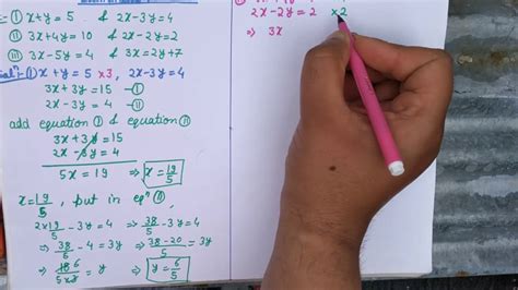 Image result for Elimination Method Class 10