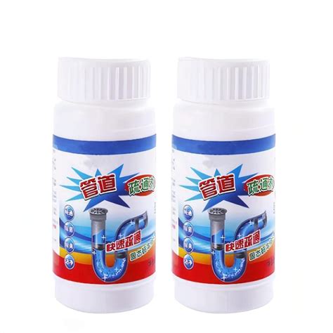 Powerful Sink & Drain Cleaner Clog Block Remover - Unclogs & Kills ...