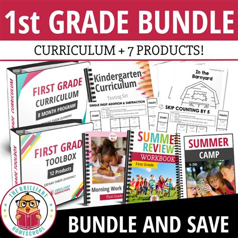 First Grade Bundle - Full Curriculum + 7 Products