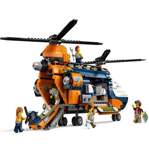 Lego 60437 City Jungle Explorer Helicopter At Base Camp (881 Pieces ...