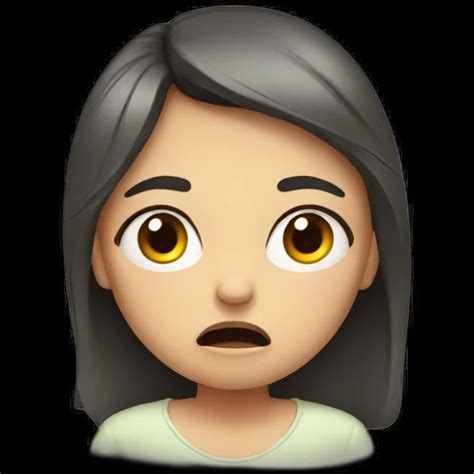 Angry crying girl emoji | AI Emoji Generator
