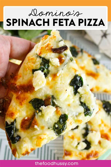 Domino's Spinach & Feta Pizza - The Food Hussy