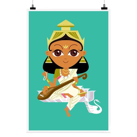 Saraswati A4 Paper Print : Amazon.in: Home & Kitchen