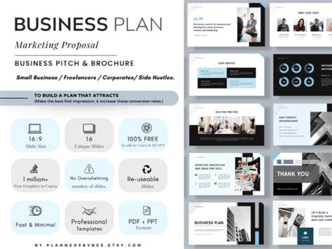Blank Printable Business Plan 的图像结果