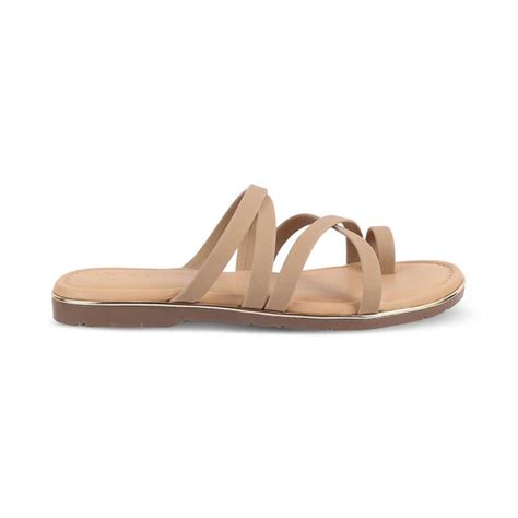 Buy Beige Women's Flats - The Mace Beige | Tresmode