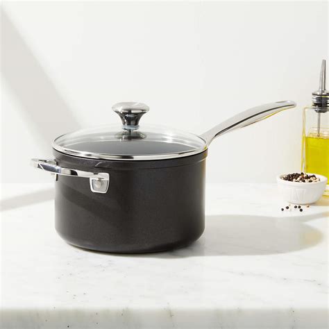 Le Creuset Toughened Non-Stick Pro 2.8-Liter/3-Quart Saucepan with Lid | Crate & Barrel Canada
