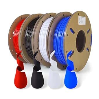 3D Printer Filament TPU Filament Bundle 1.75mm Flexible 95A,Dimensional ...