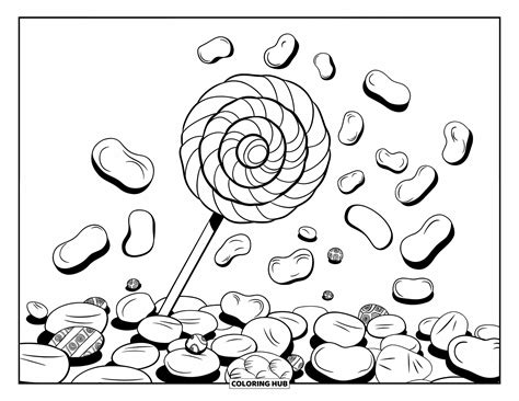 100+ Candy Coloring Pages for Kids & Adults (Free Printable PDFs)