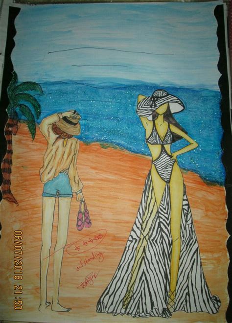 beach wear illustration